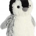 Gray and black penguin